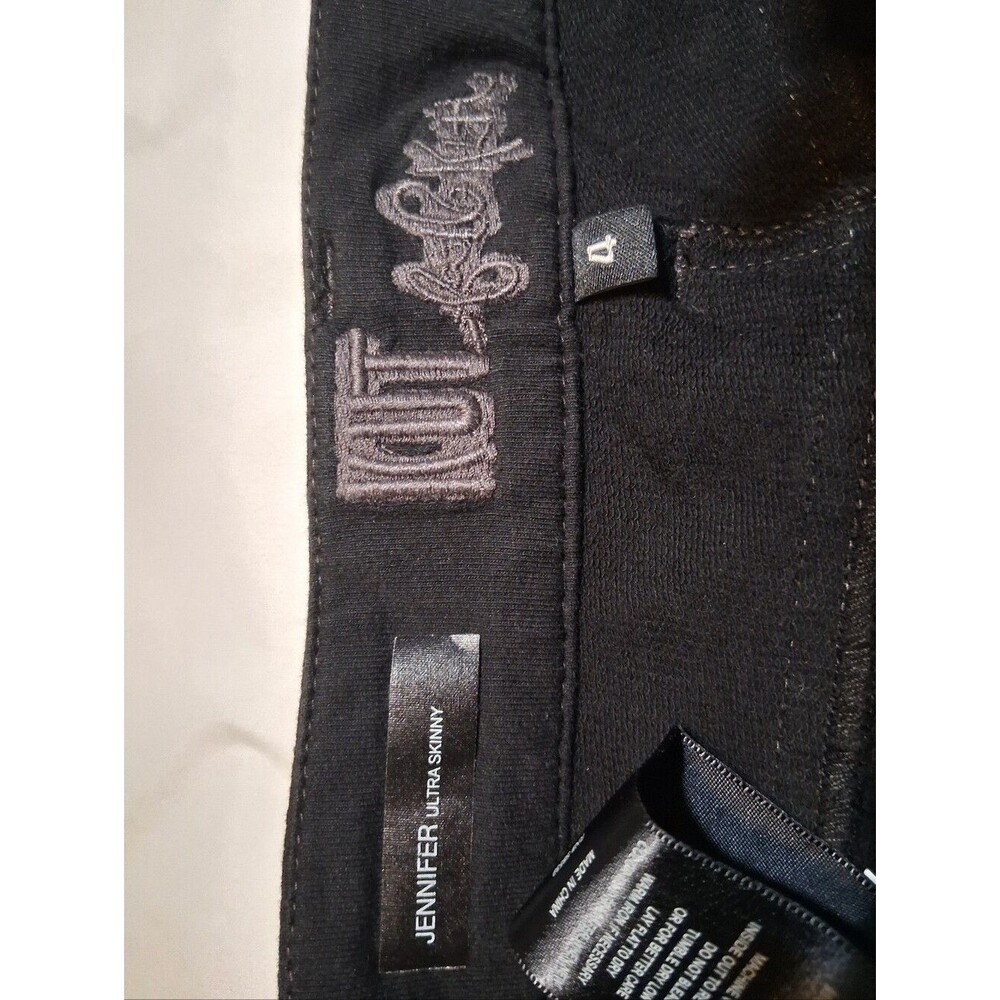KUT from the Kloth Jennifer Ultra Skinny Black Jeans Size 4 Minimalist Workwear - Picture 2 of 12